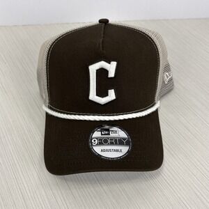 New Era Cleveland Guardians MLB 9FORTY A-Frame Trucker Adjustable‎ Hat Cap NEW